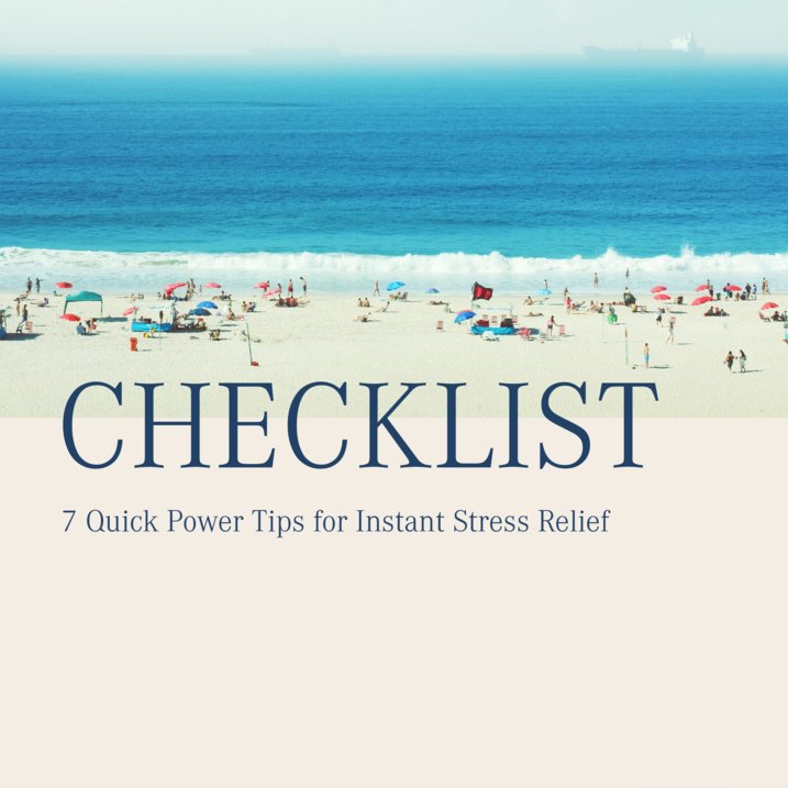 7 Quick Power Tips for Instant Stress Relief